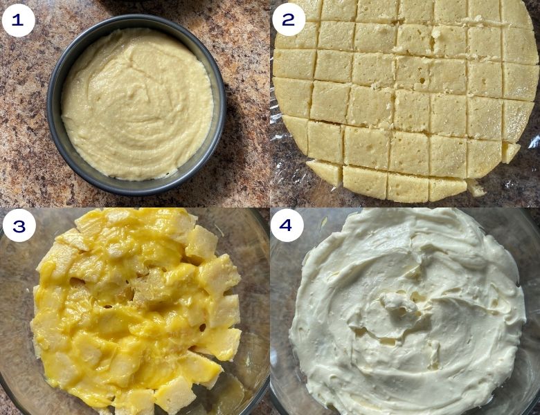 Lemon lovers trifle recipe steps.