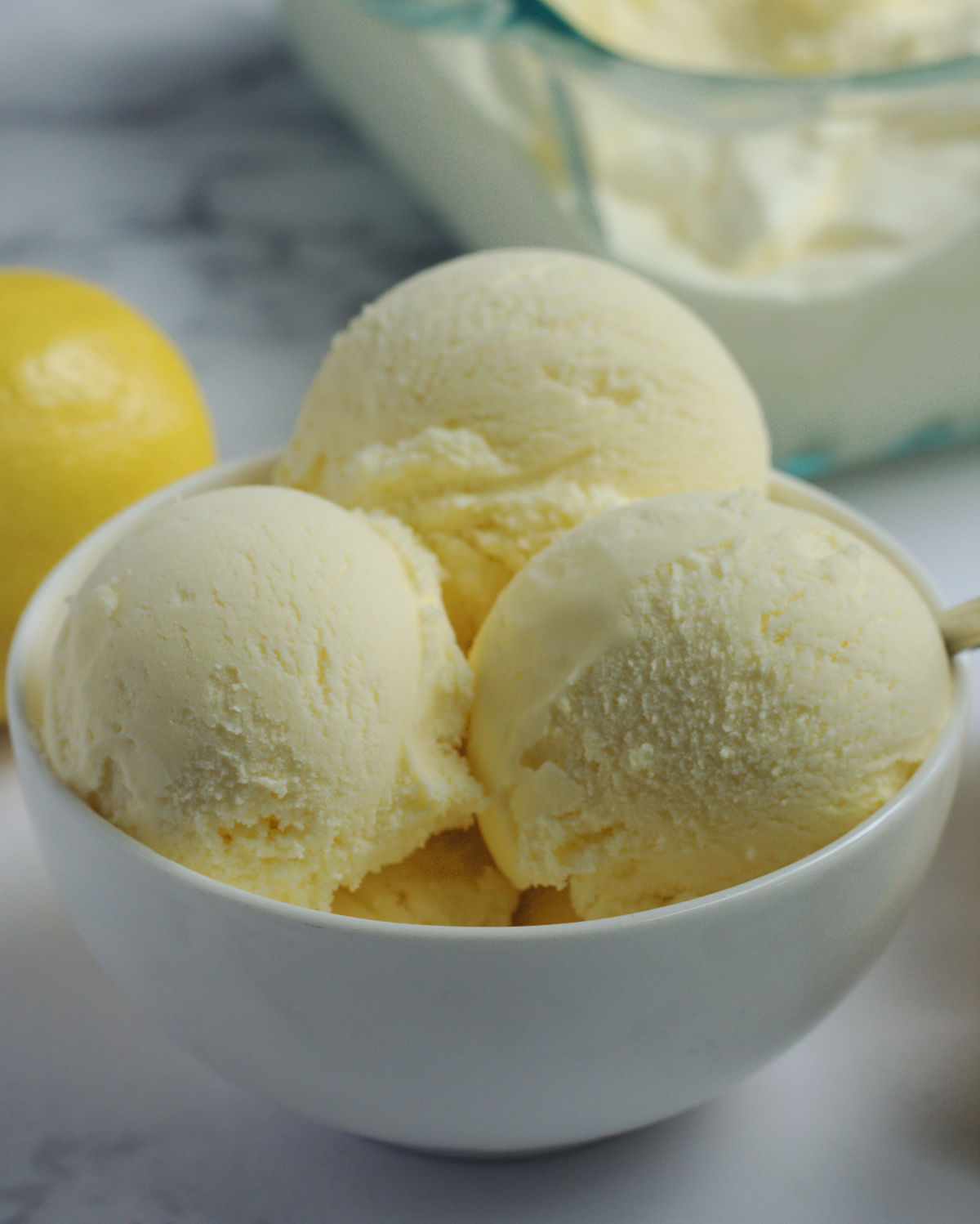 Lemon Ice Cream – Nina Kneads to Bake