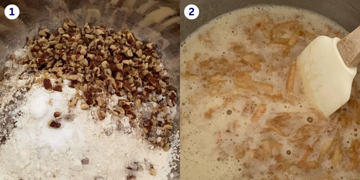 Photo collage recipe step 1,